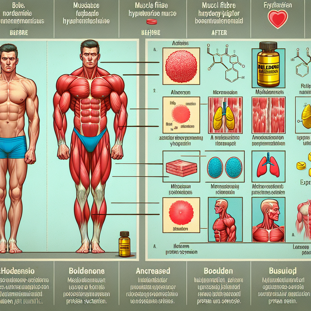Boldenone's effects on muscle hypertrophy in sports