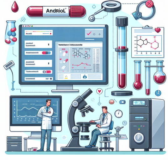 Detection methods for andriol in blood