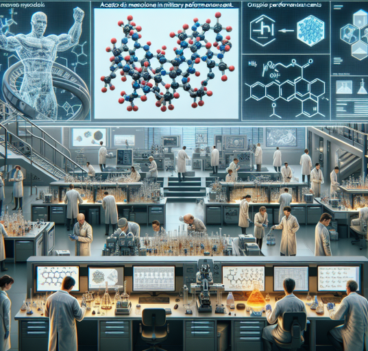 Military research on acetato di metenolone