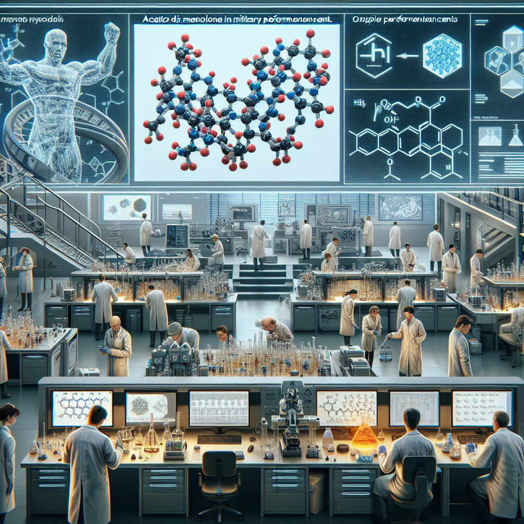 Military research on acetato di metenolone