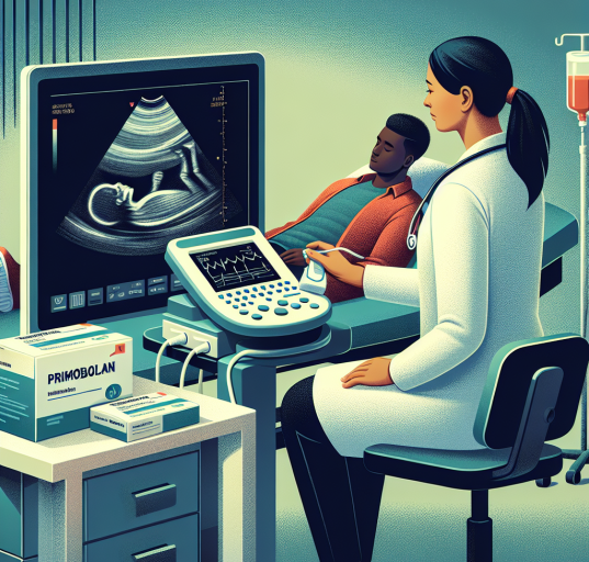 Ultrasound monitoring during primobolan therapy