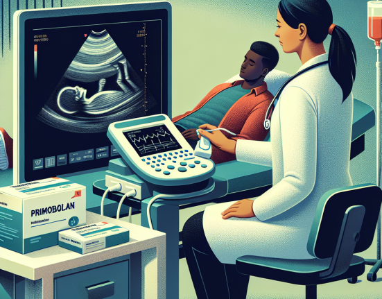 Ultrasound monitoring during primobolan therapy
