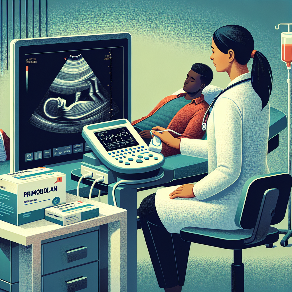 Ultrasound monitoring during primobolan therapy