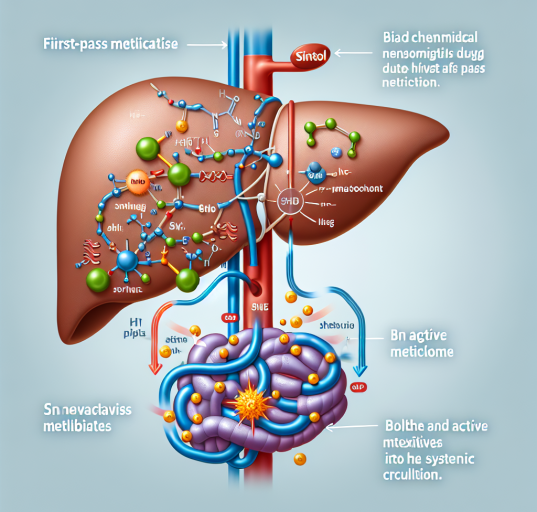 Hepatic metabolism of sintol: first-pass effect